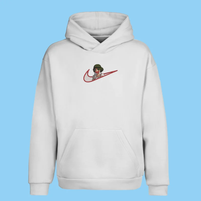 San Bloody Resolve | Princesse Mononoké | Sweat à capuche brodé