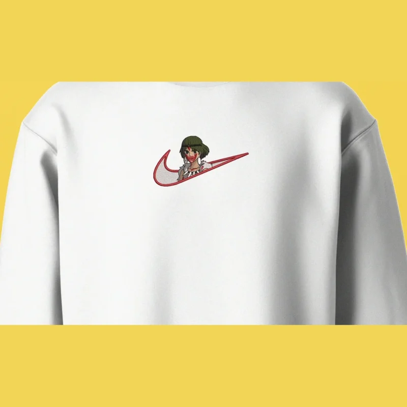 San Bloody Resolve | Princesse Mononoké | Sweatshirt brodé