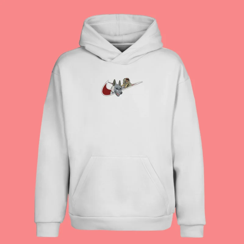 San Moro Ride | Princesse Mononoké | Sweat à capuche brodé