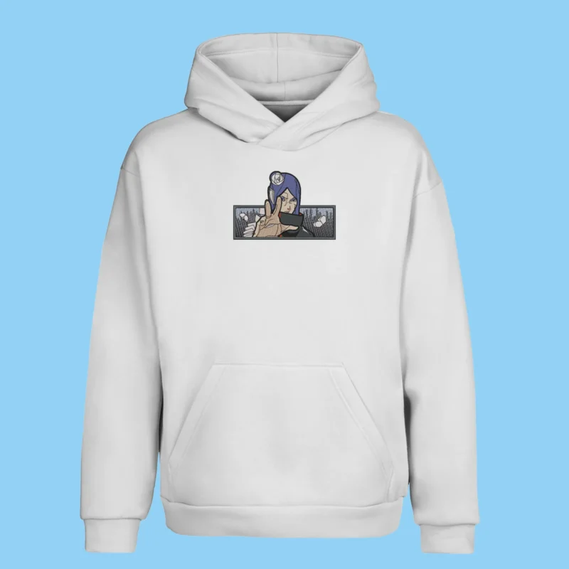 Konan Paper Dominion | Naruto | Sweat à capuche brodé