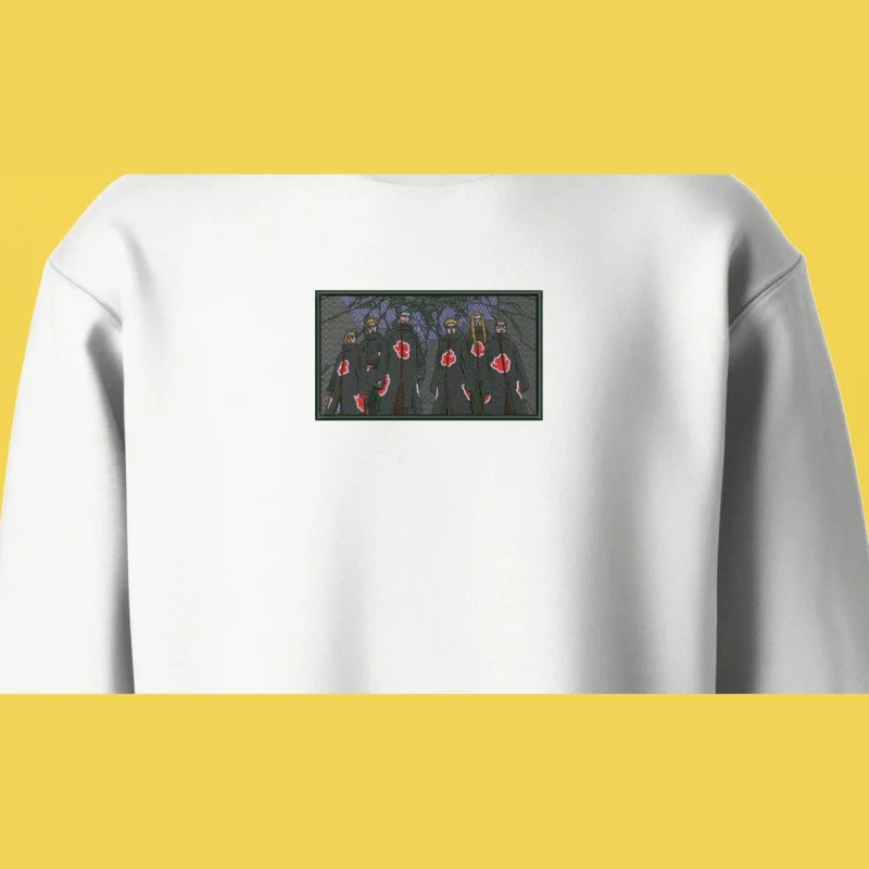 Akatsuki Crimson Oath | Naruto | Sweatshirt brodé