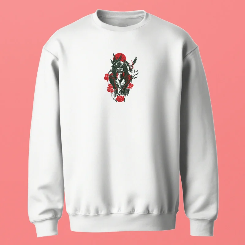 Itachi Crimson Illusion | Naruto | Sweatshirt brodé