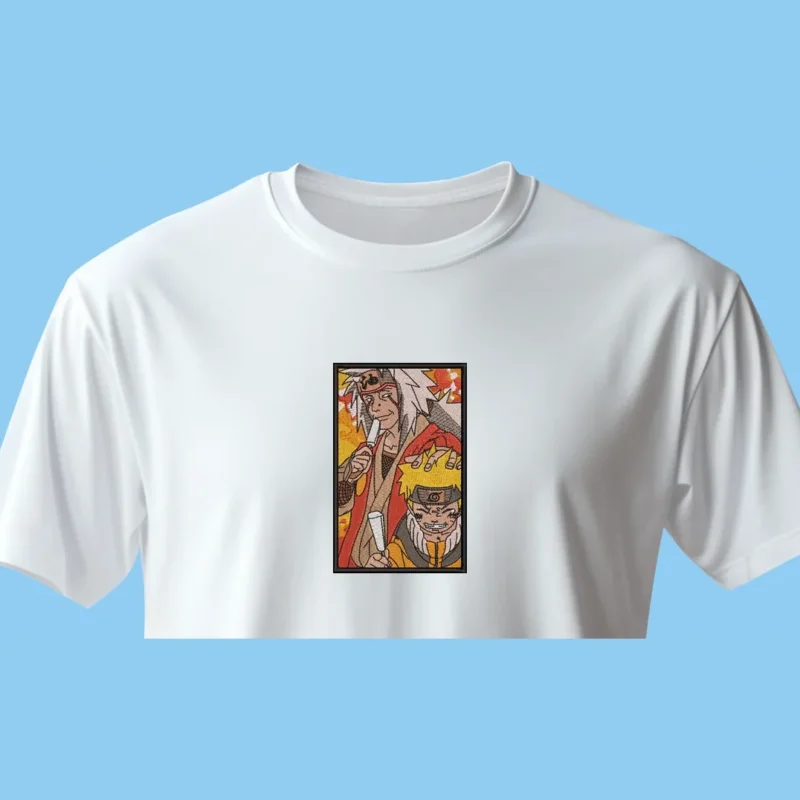 Naruto & Jiraiya Legacy Smile | Naruto | T-shirt brodé