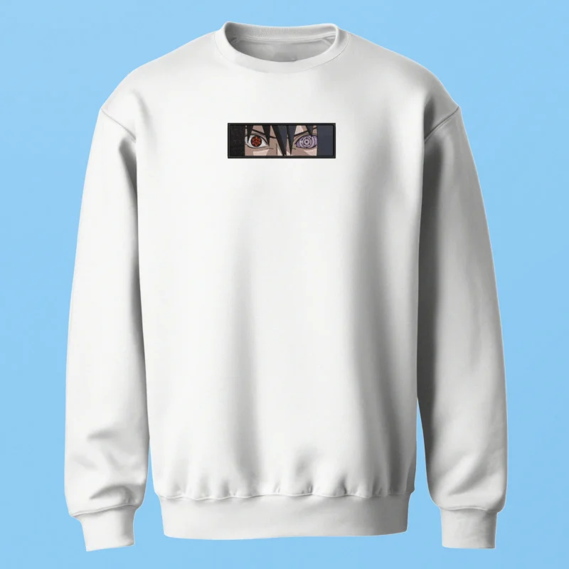 Sasuke Eternal Duality | Naruto | Sweatshirt brodé Sasuke Eternal Duality | Naruto | Sweatshirt brodé