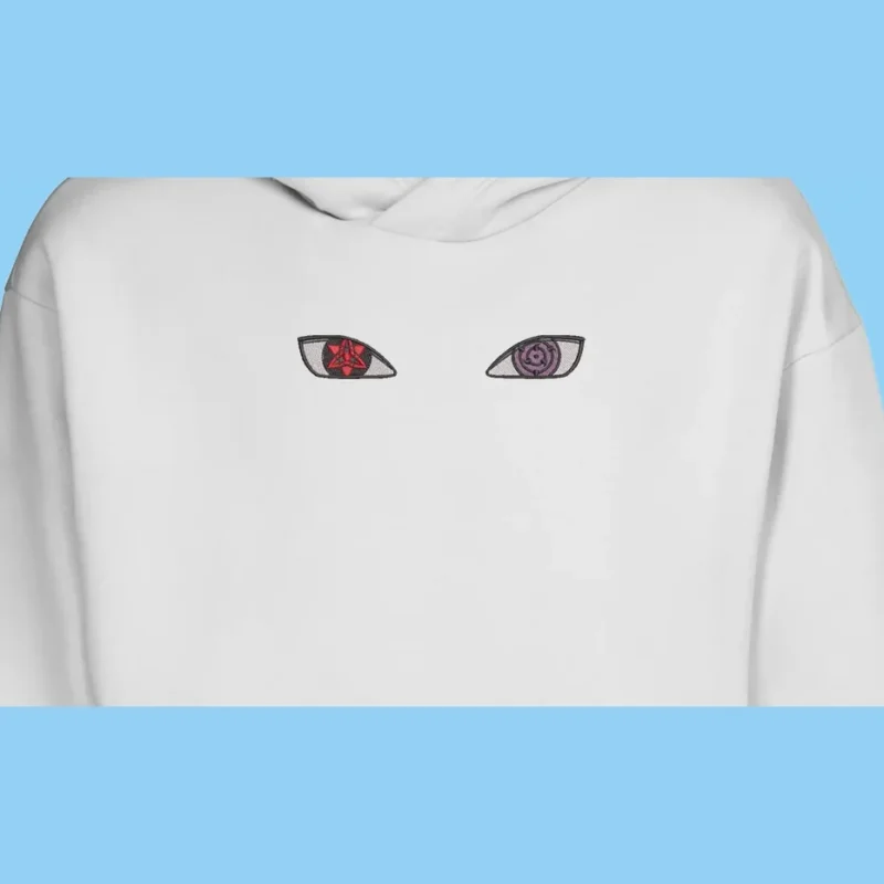 Sasuke Ocular Power | Naruto | Sweat à capuche brodé