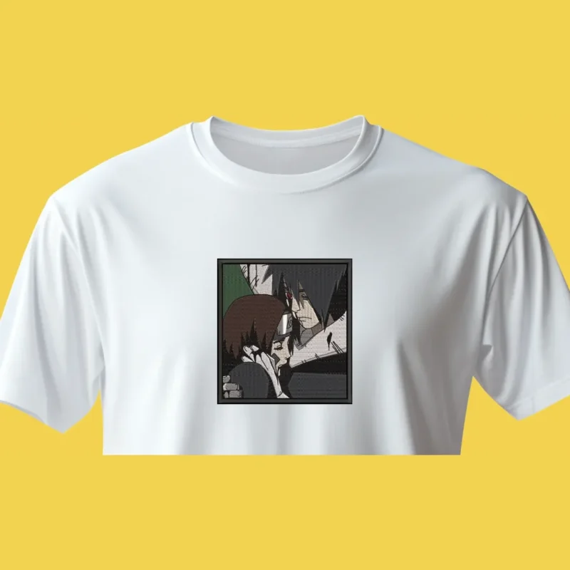 Obito & Rin Shattered Innocence | Naruto | T-shirt brodé