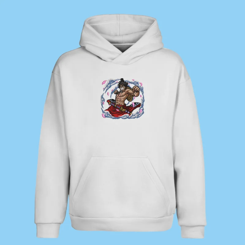 Kozuki Oden Samurai Spirit | One Piece | Sweat à capuche brodé