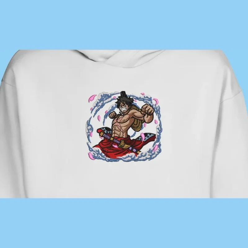 Kozuki Oden Samurai Spirit | One Piece | Sweat à capuche brodé