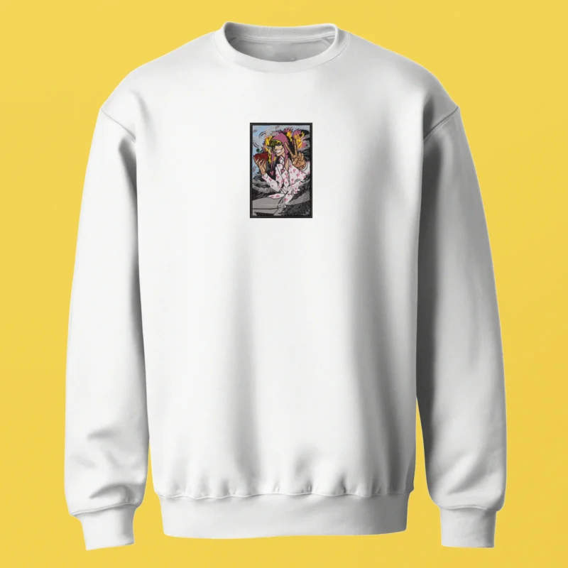 Donquixote Doflamingo Smile | One Piece | Sweatshirt brodé