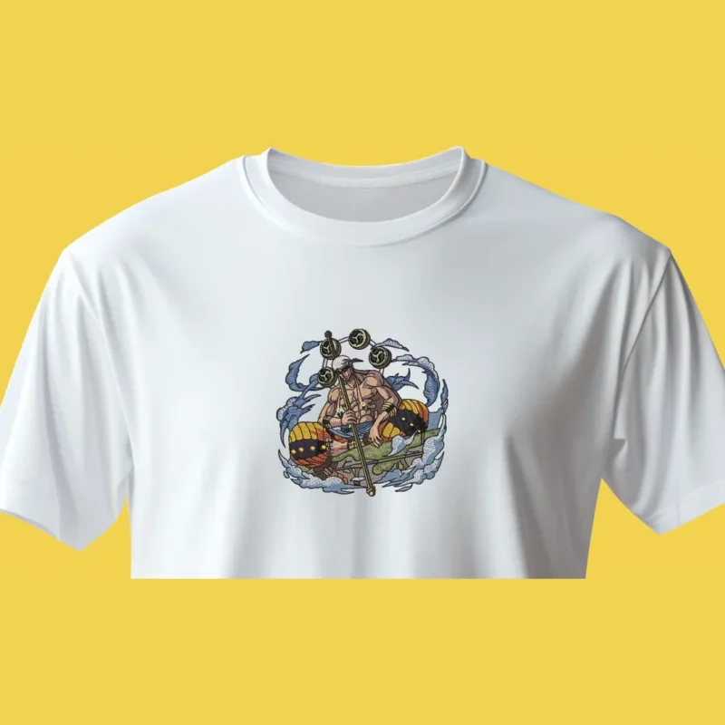 Enel Thunder God | One Piece | T-shirt brodé