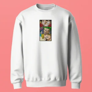 Monster Trio Panel | One Piece | Sweatshirt brodé