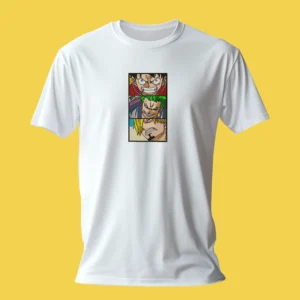 Monster Trio Panel | One Piece | T-shirt brodé