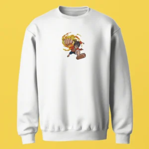 Luffy Red Hawk | One Piece | Sweatshirt brodé