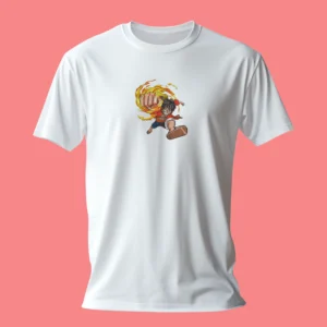 Luffy Red Hawk | One Piece | T-shirt brodé