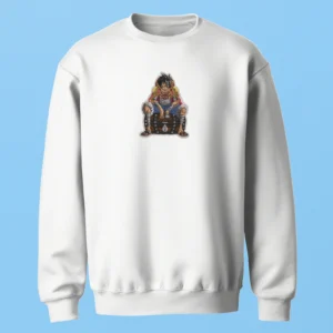 Luffy Pirate King Throne | One Piece | Sweatshirt brodé
