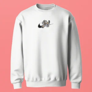 Luffy Gear 5 Nika Kick | One Piece | Sweatshirt brodé