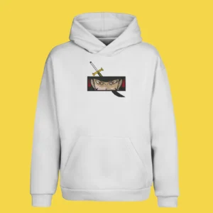 Dracule Mihawk Hawk Eyes | One Piece | Sweat à capuche brodé