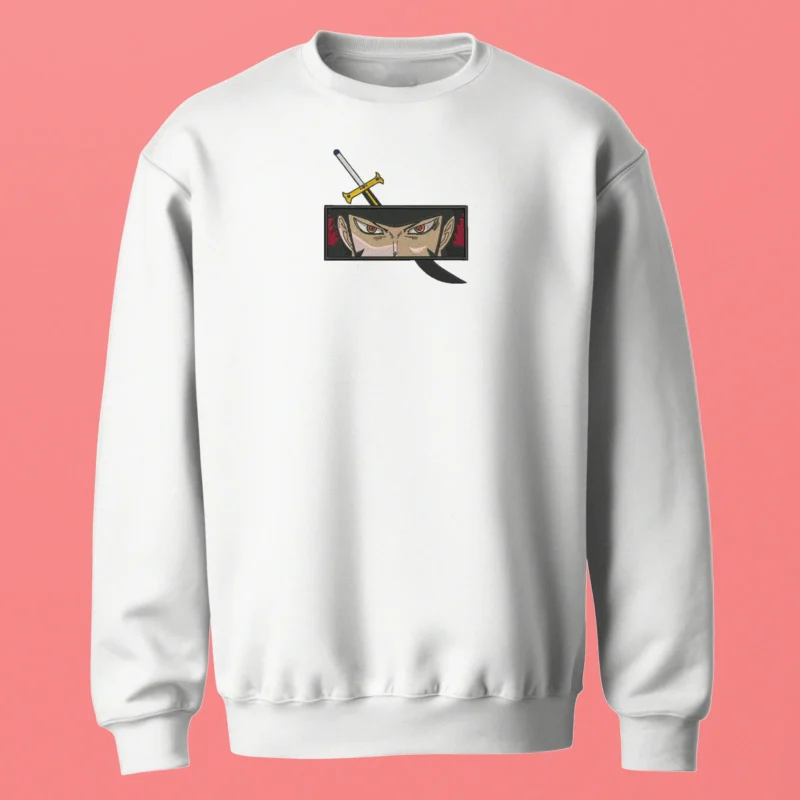 Dracule Mihawk Hawk Eyes | One Piece | Sweatshirt brodé