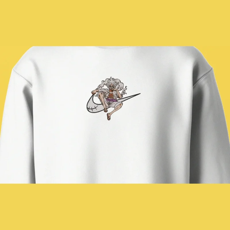 Luffy Gear 5 Joy Boy | One Piece | Sweatshirt brodé