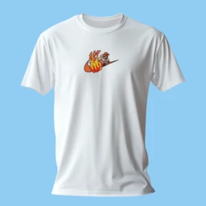 Portgas D Ace Flame Surf | One Piece | T-shirt brodé