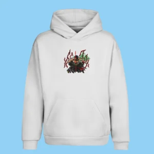 Roronoa Zoro Ashura | One Piece | Sweat à capuche brodé