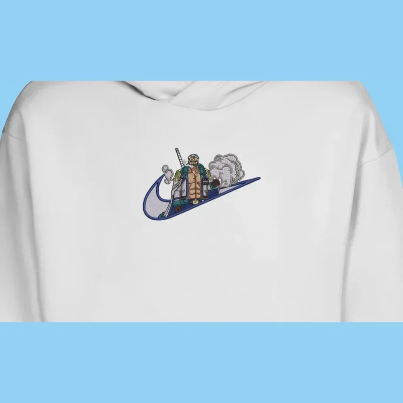 Smoker Marine Smoke | One Piece | Sweat à capuche brodé