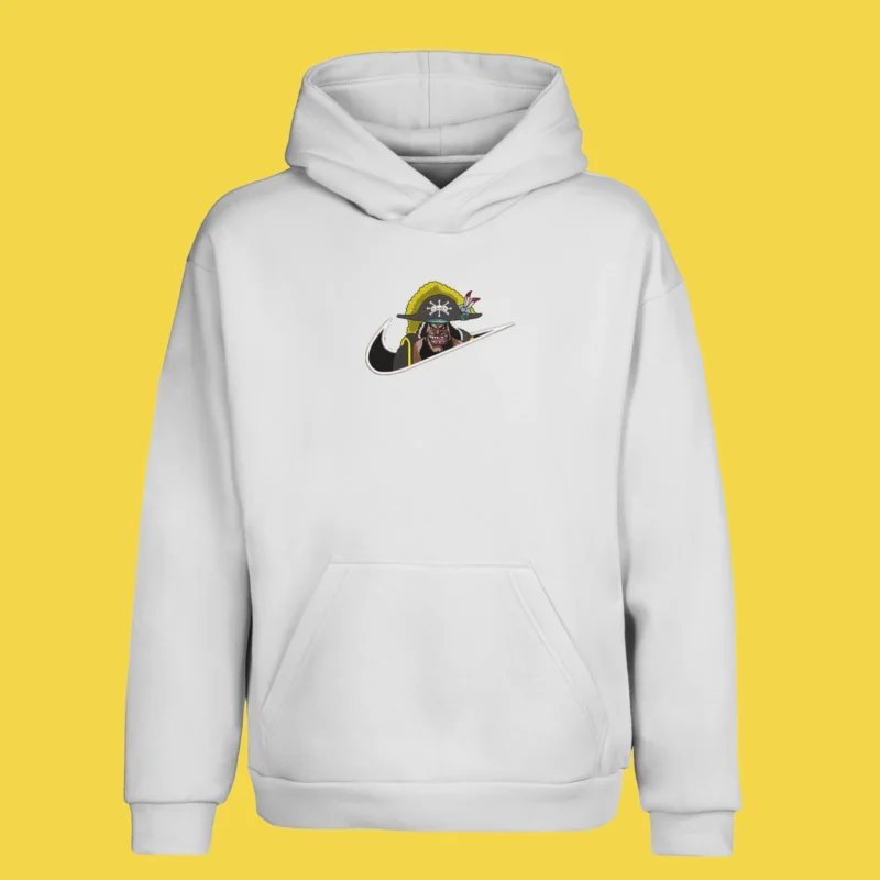 Blackbeard Pirate Grin | One Piece | Sweat à capuche brodé