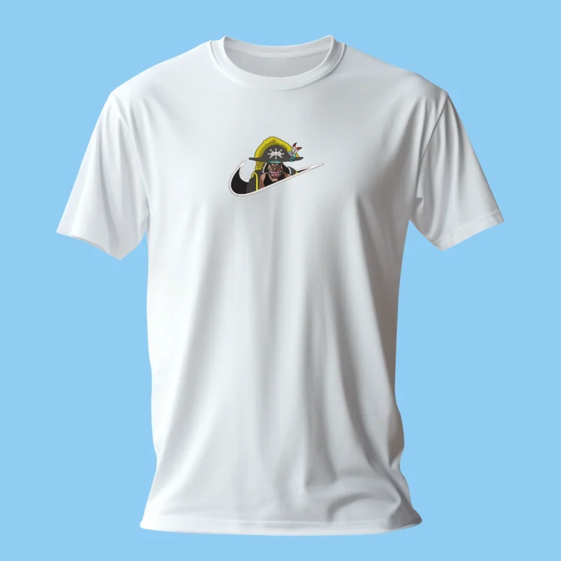 Blackbeard Pirate Grin | One Piece | T-shirt brodé