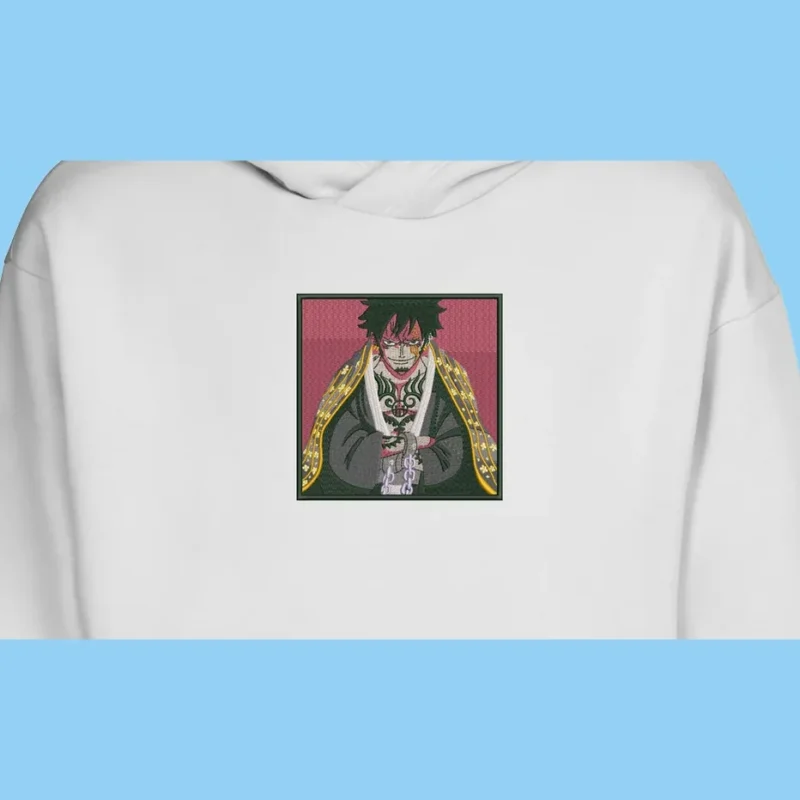 Trafalgar Law Wano Calm | One Piece | Sweat à capuche brodé