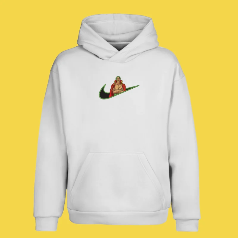 Roronoa Zoro King of Hell | One Piece | Sweat à capuche brodé