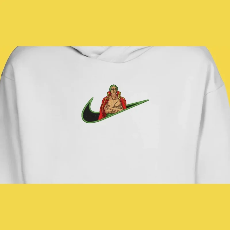 Roronoa Zoro King of Hell | One Piece | Sweat à capuche brodé