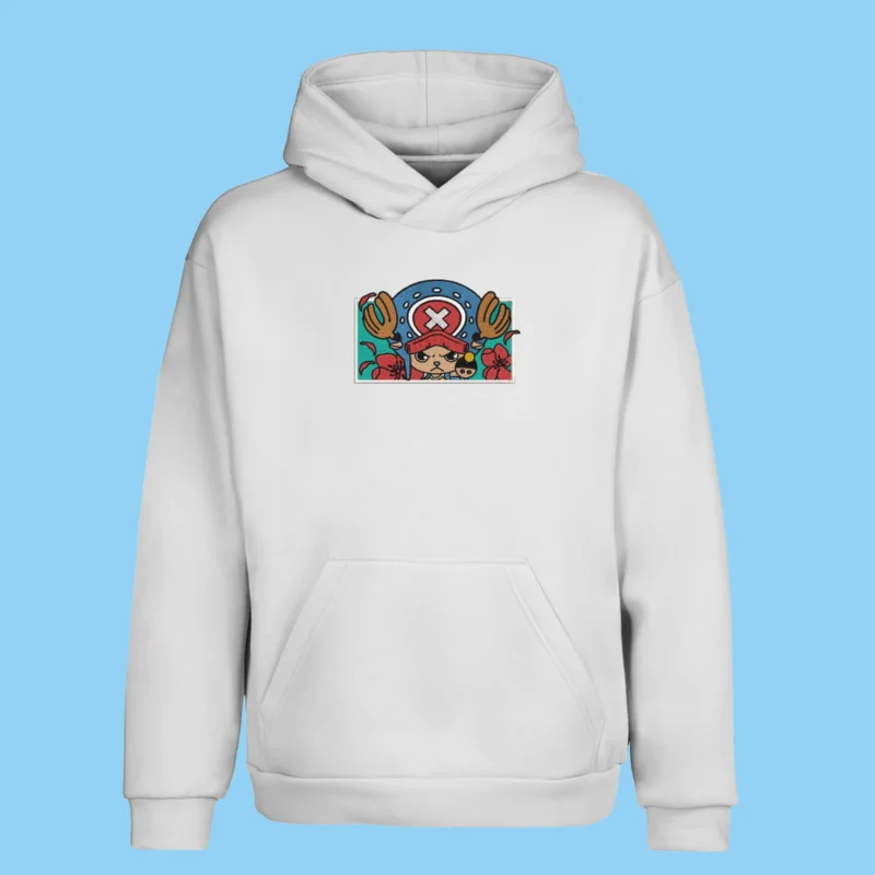 Tony Tony Chopper Sakura | One Piece | Sweat à capuche brodé