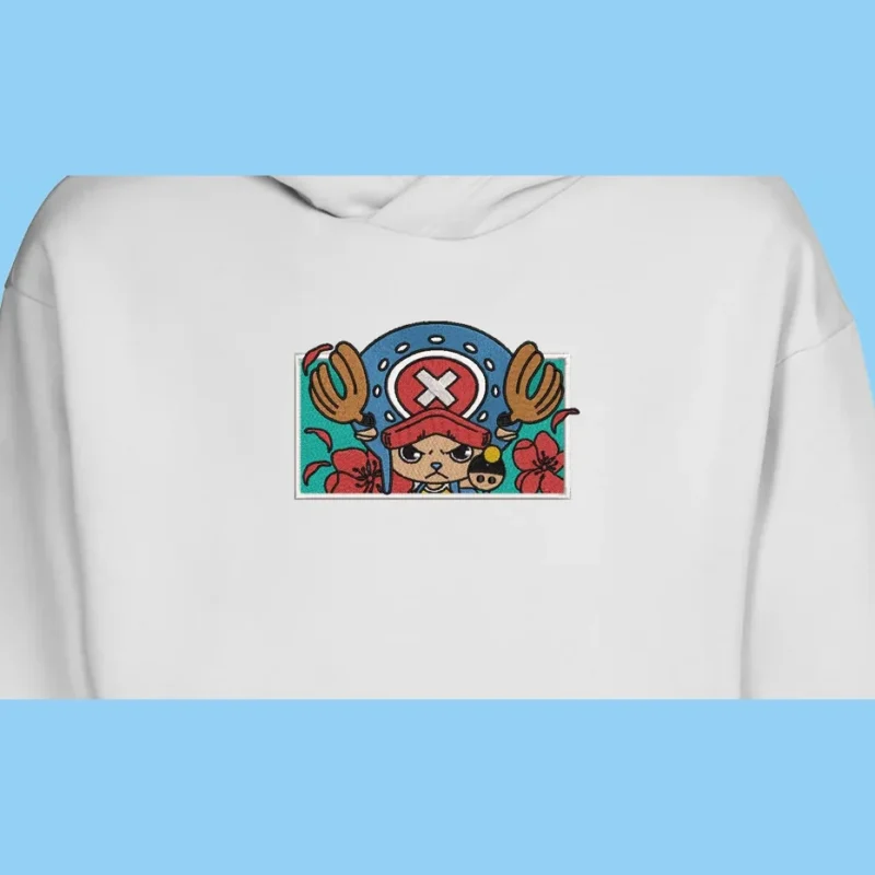 Tony Tony Chopper Sakura | One Piece | Sweat à capuche brodé
