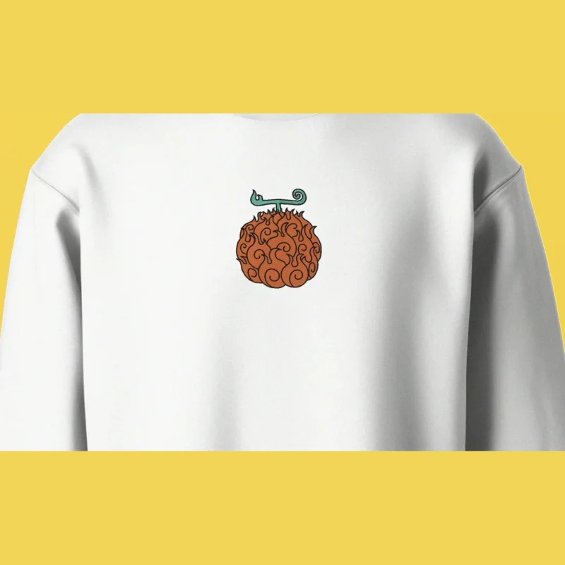 Mera Mera Devil Fruit | One Piece | Sweatshirt brodé