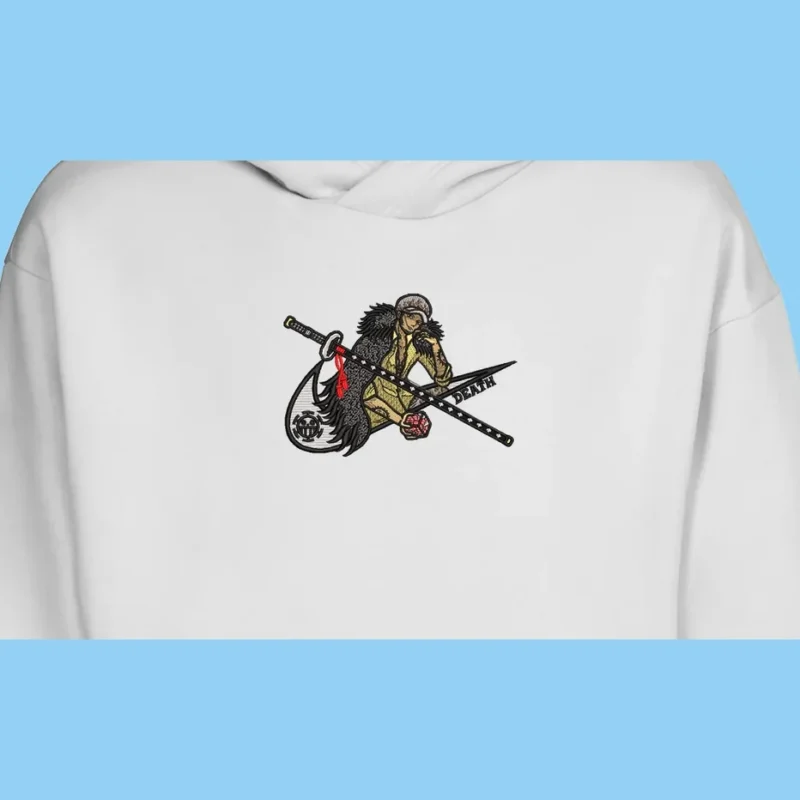 Trafalgar Law Death Surgeon | One Piece | Sweat à capuche brodé