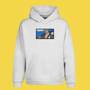 Roronoa Zoro Wano Calm | One Piece | Sweat à capuche brodé