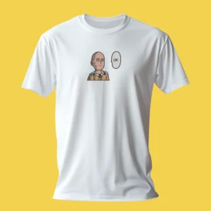Saitama OK Face | One Punch Man | T-shirt brodé