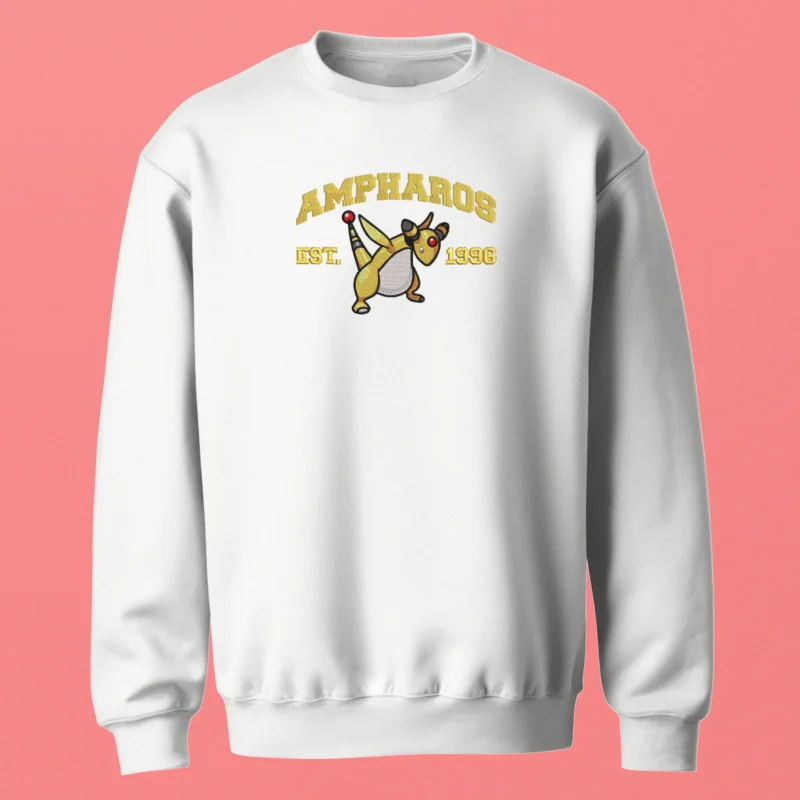 Ampharos Electric Legacy | Pokemon | Sweatshirt brodé