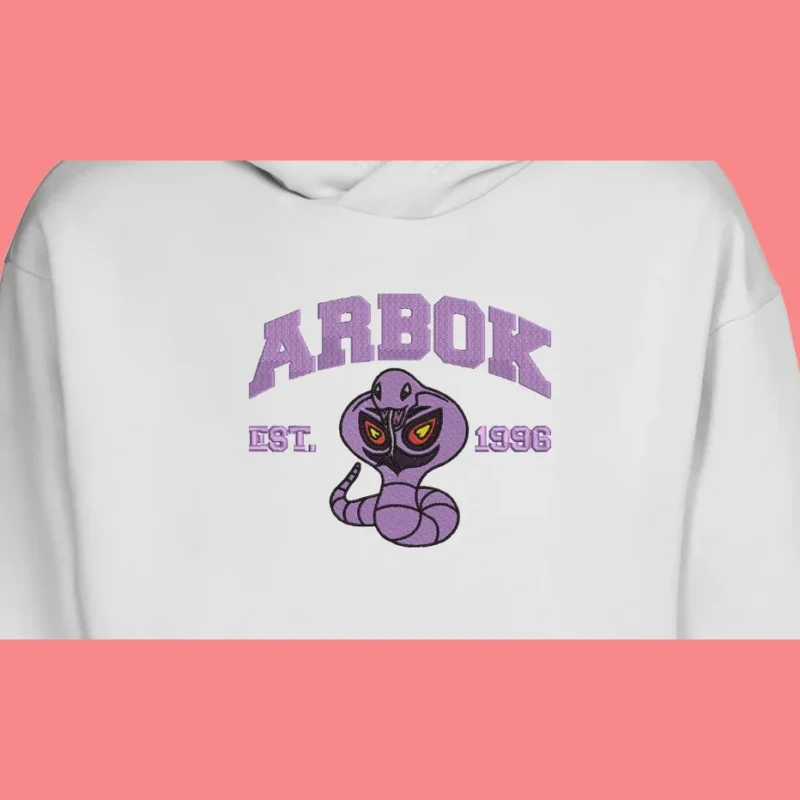 Arbok Poison Legacy | Pokemon | Sweat à capuche brodé