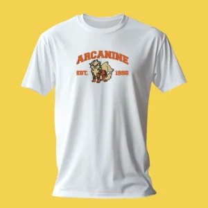 Arcanine Flame Legacy | Pokemon | T-shirt brodé