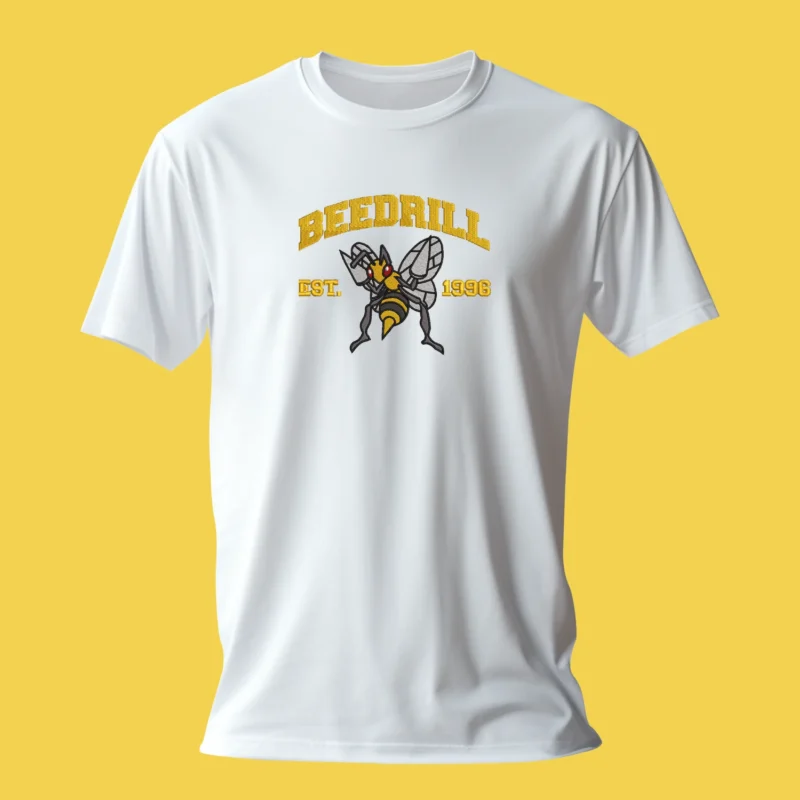 Beedrill Venom Strike | Pokemon | T-shirt brodé Beedrill Venom Strike | Pokemon | T-shirt brodé