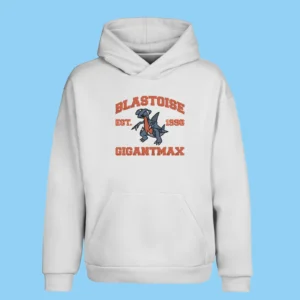 Blastoise Gigantamax War Engine | Pokemon | Sweat à capuche brodé