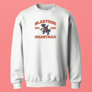 Blastoise Gigantamax War Engine | Pokemon | Sweatshirt brodé