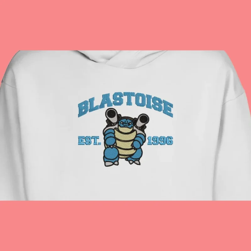 Blastoise Water Legacy | Pokemon | Sweat à capuche brodé