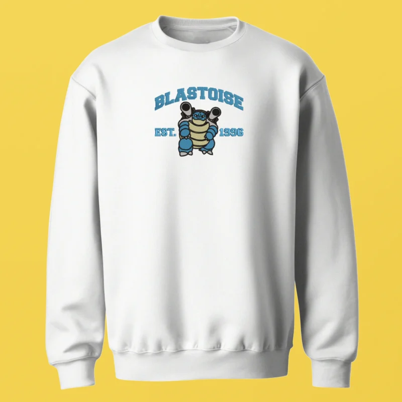 Blastoise Water Legacy | Pokemon | Sweatshirt brodé