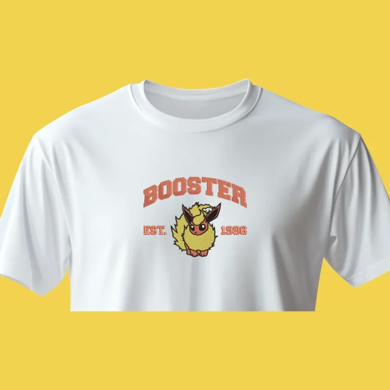 Flareon Ember Legacy | Pokemon | T-shirt brodé