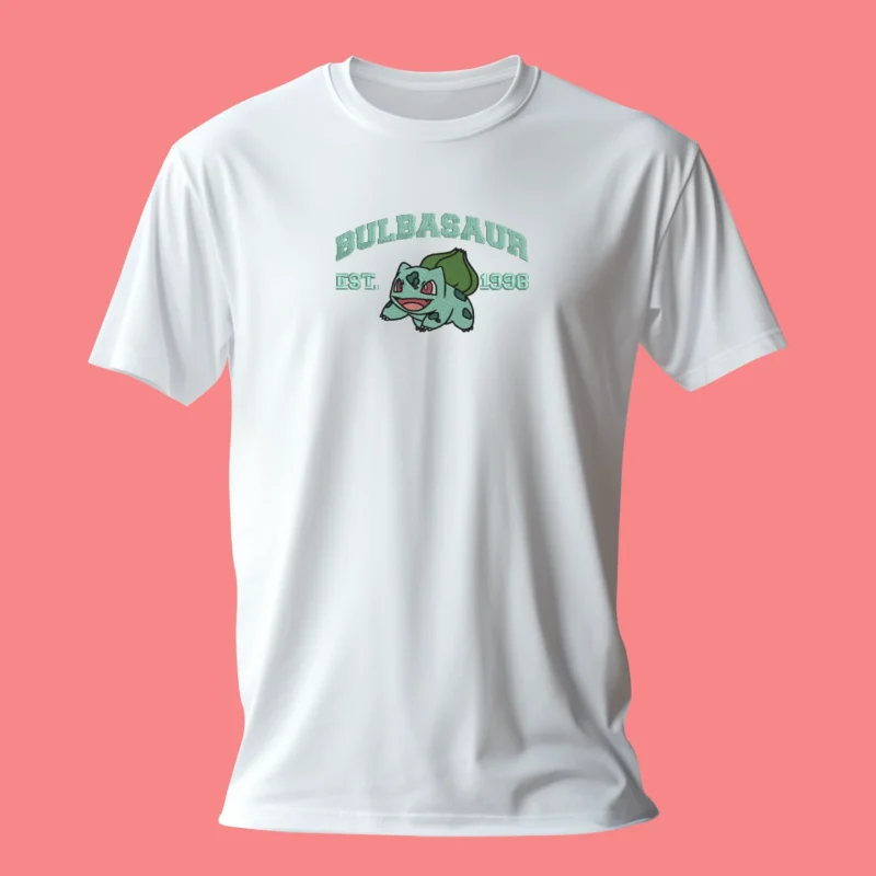 Bulbasaur Nature Legacy | Pokemon | T-shirt brodé