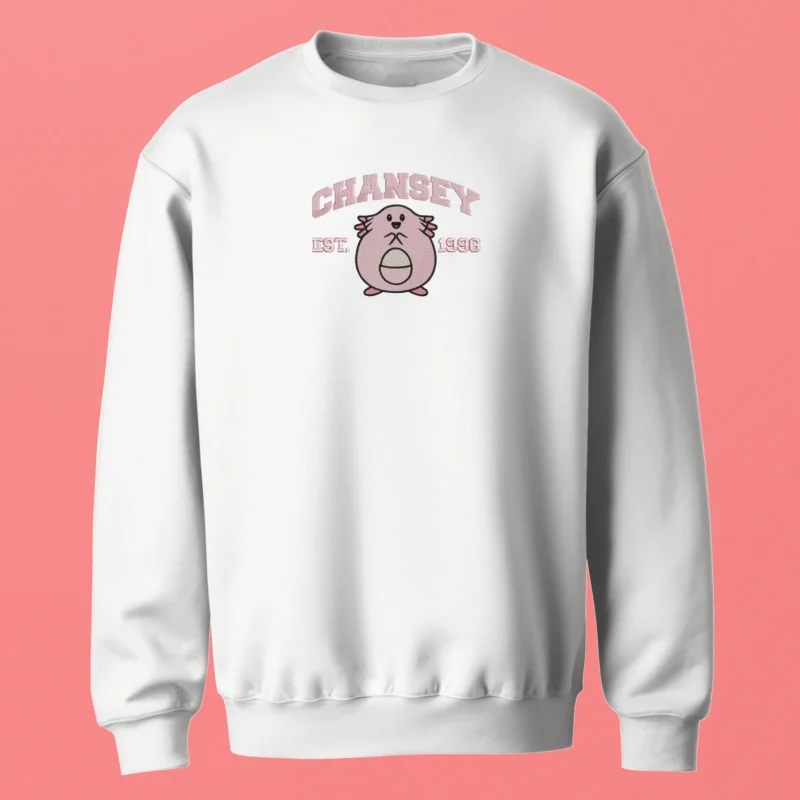 Chansey Healing Legacy | Pokemon | Sweatshirt brodé