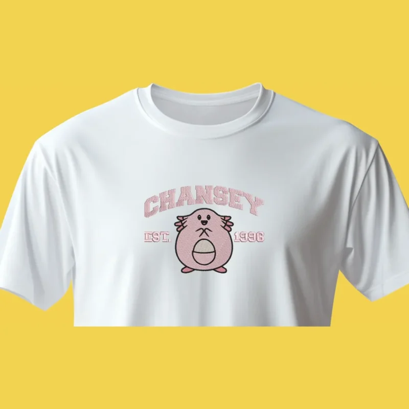 Chansey Healing Legacy | Pokemon | T-shirt brodé