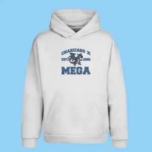 Mega Charizard X Power | Pokemon | Sweat à capuche brodé